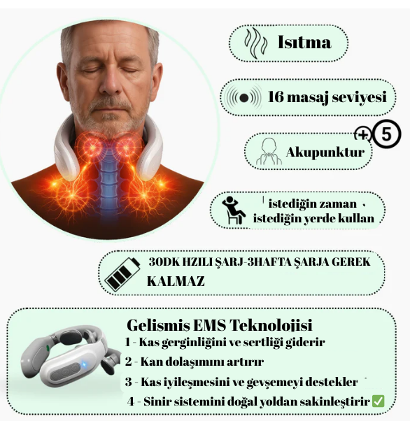 VagusEase Servikal Masaj Aleti